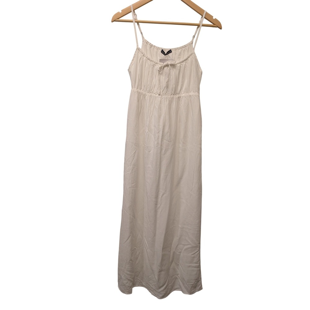 Brandy Melville White Maxi Dress Coquette Cottagecore Milkmaid Bridal Graduation